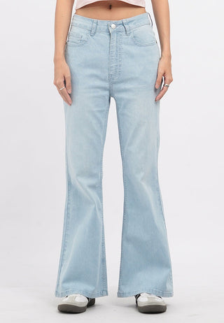 Fit and Flare Denim Pants
