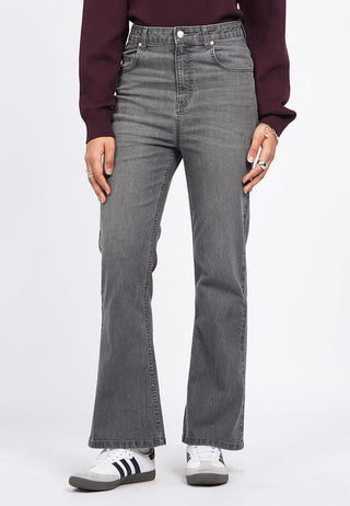 Regular Fit Flare Denim Pants