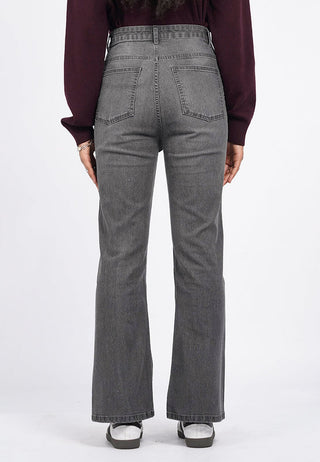 Regular Fit Flare Denim Pants