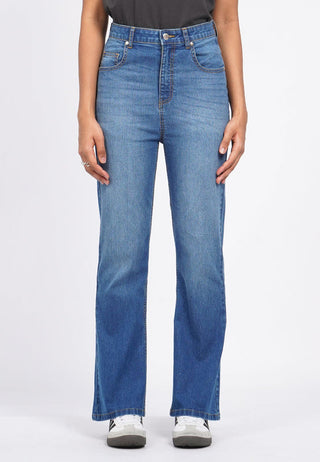 Regular Fit Flare Denim Pants