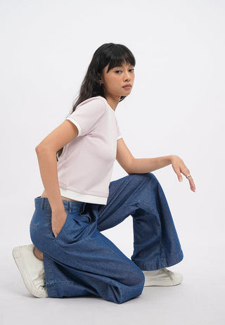 Regular Fit Light Denim Pants