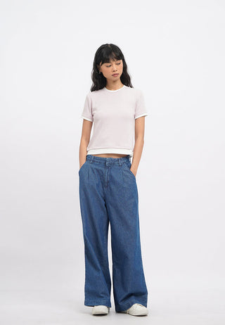 Regular Fit Light Denim Pants