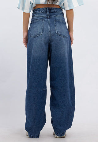 Basic Barrel Denim Pants