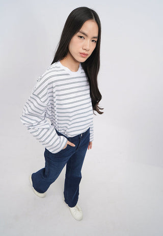 Fit and Flare Denim Pants
