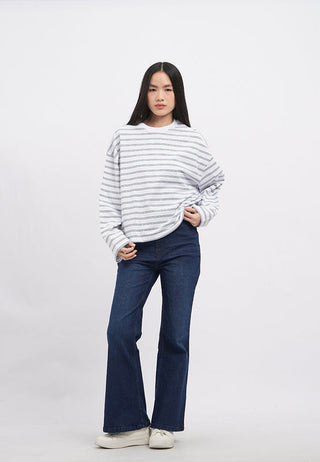 Fit and Flare Denim Pants