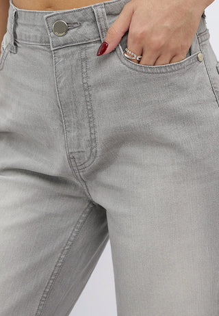 Fit and Flare Denim Pants
