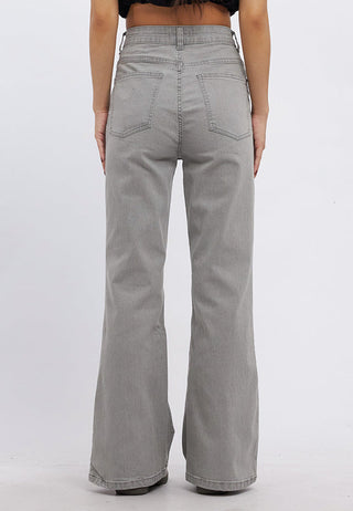 Fit and Flare Denim Pants