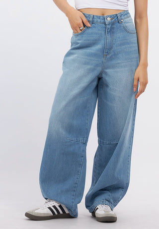 Basic Barrel Denim Pants