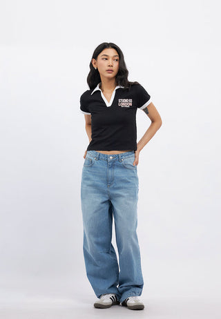 Basic Barrel Denim Pants