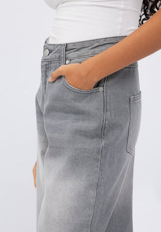 Basic Barrel Denim Pants