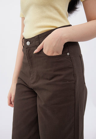 Basic Barrel Denim Pants