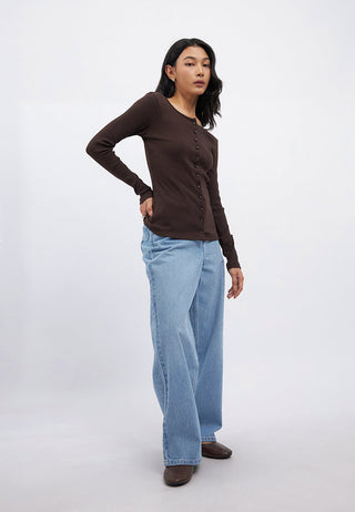 Basic Balloon Denim Pants