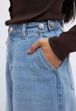 Basic Balloon Denim Pants