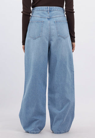Basic Balloon Denim Pants