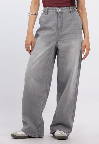 Basic Balloon Denim Pants