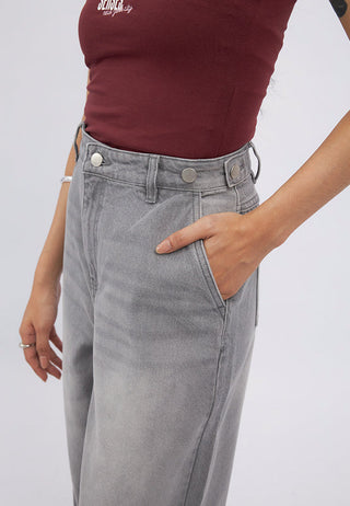 Basic Balloon Denim Pants