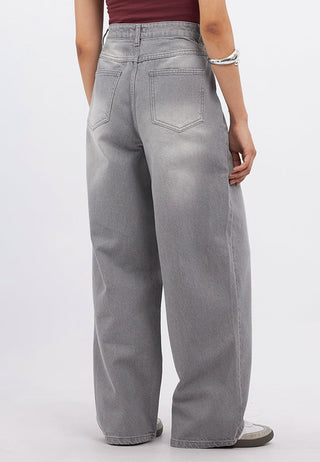 Basic Balloon Denim Pants