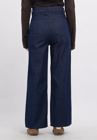 Basic Wide Leg Denim Pants