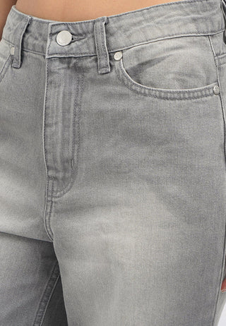 Basic Wide Leg Denim Pants