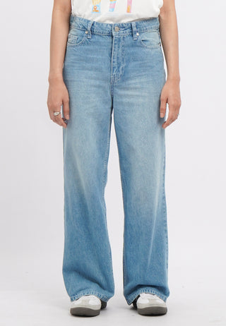 Basic Wide Leg Denim Pants