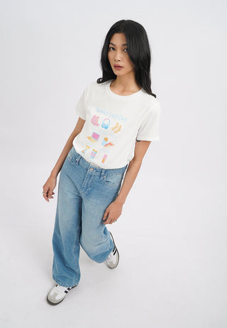Basic Wide Leg Denim Pants
