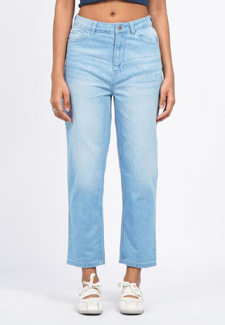 Regular Fit Ankle Length Denim Pants