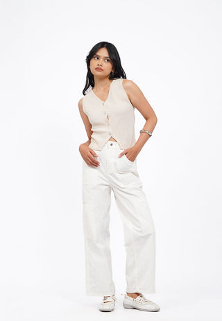 Patch Pocket Denim Pants