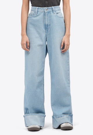 Rolled Up Baggy Jeans