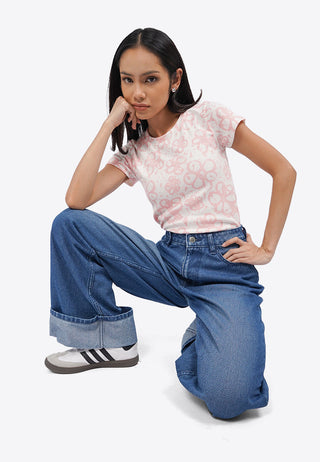 Rolled Up Baggy Jeans