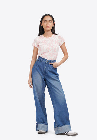 Rolled Up Baggy Jeans