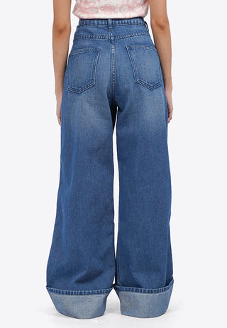 Rolled Up Baggy Jeans