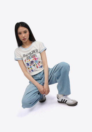 Barrel Leg Denim Pants