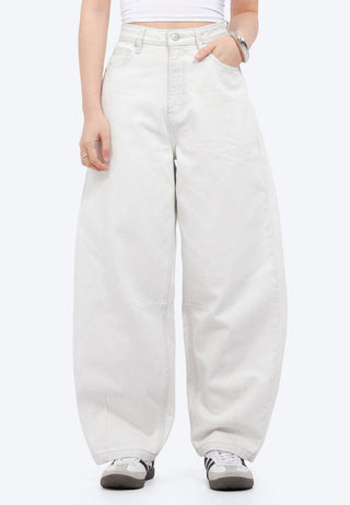 Barrel Denim Pants