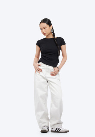 Barrel Denim Pants