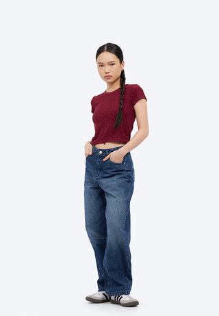 Barrel Denim Pants
