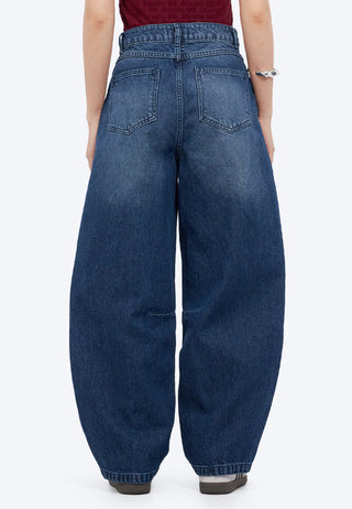 Barrel Denim Pants