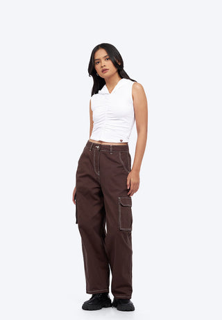 Utility Barrel Denim Pants