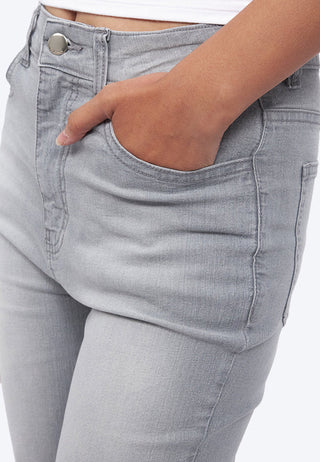 Basic Flared Denim Pants
