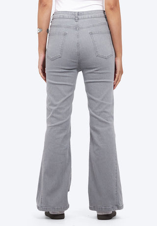 Basic Flared Denim Pants
