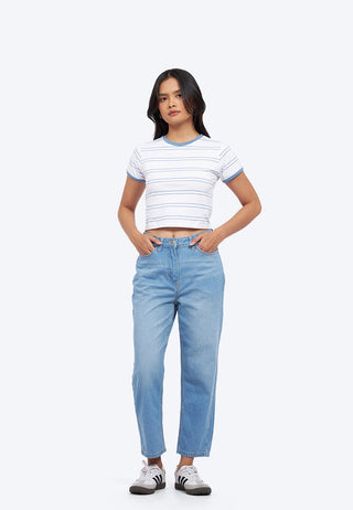 Regular Fit Basic Mom Jeans
