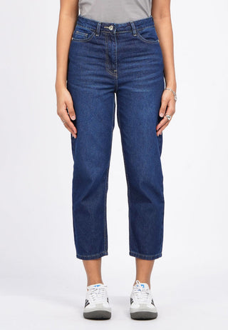 Regular Fit Ankle Length Denim Pants