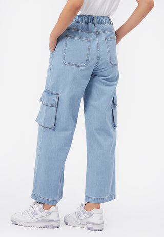 Cargo Denim Pants