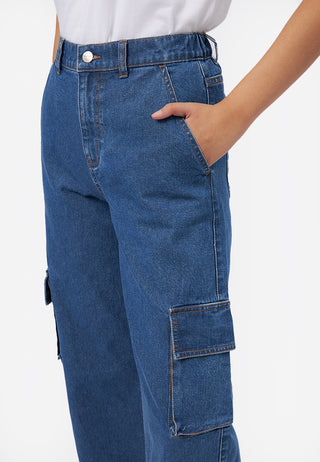 Cargo Denim Pants