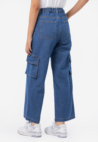 Cargo Denim Pants