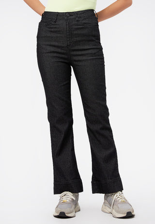 High Waist Flared Denim Pants