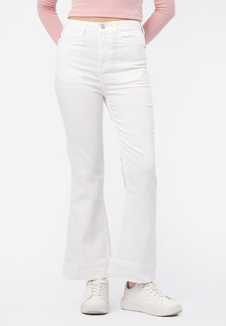 High Waist Flared Denim Pants