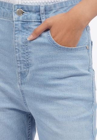Regular Fit Flare Denim Pants