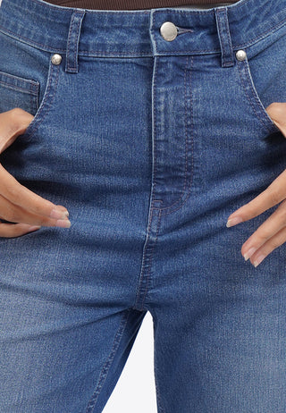 Regular Fit Flare Denim Pants