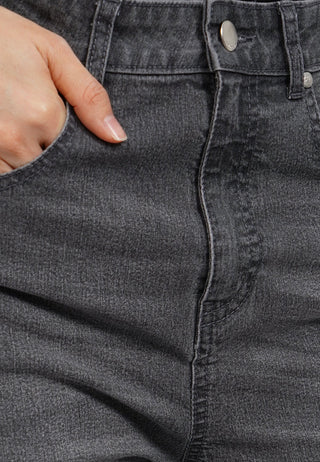 Regular Fit Flared Denim Pants