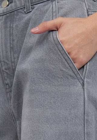 Multiple Pocket Denim Pants